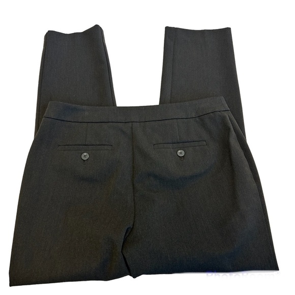 MELANIE Lyne dark chocolate brown slim fit ankle pants Sz 6 stretch - Picture 9 of 9